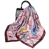 FAIRYGATE Damen Bandana Halstuch Platz Tuch Drucken Tuch Schal Kopftuch Multifunktion Halstuch Damen 74022