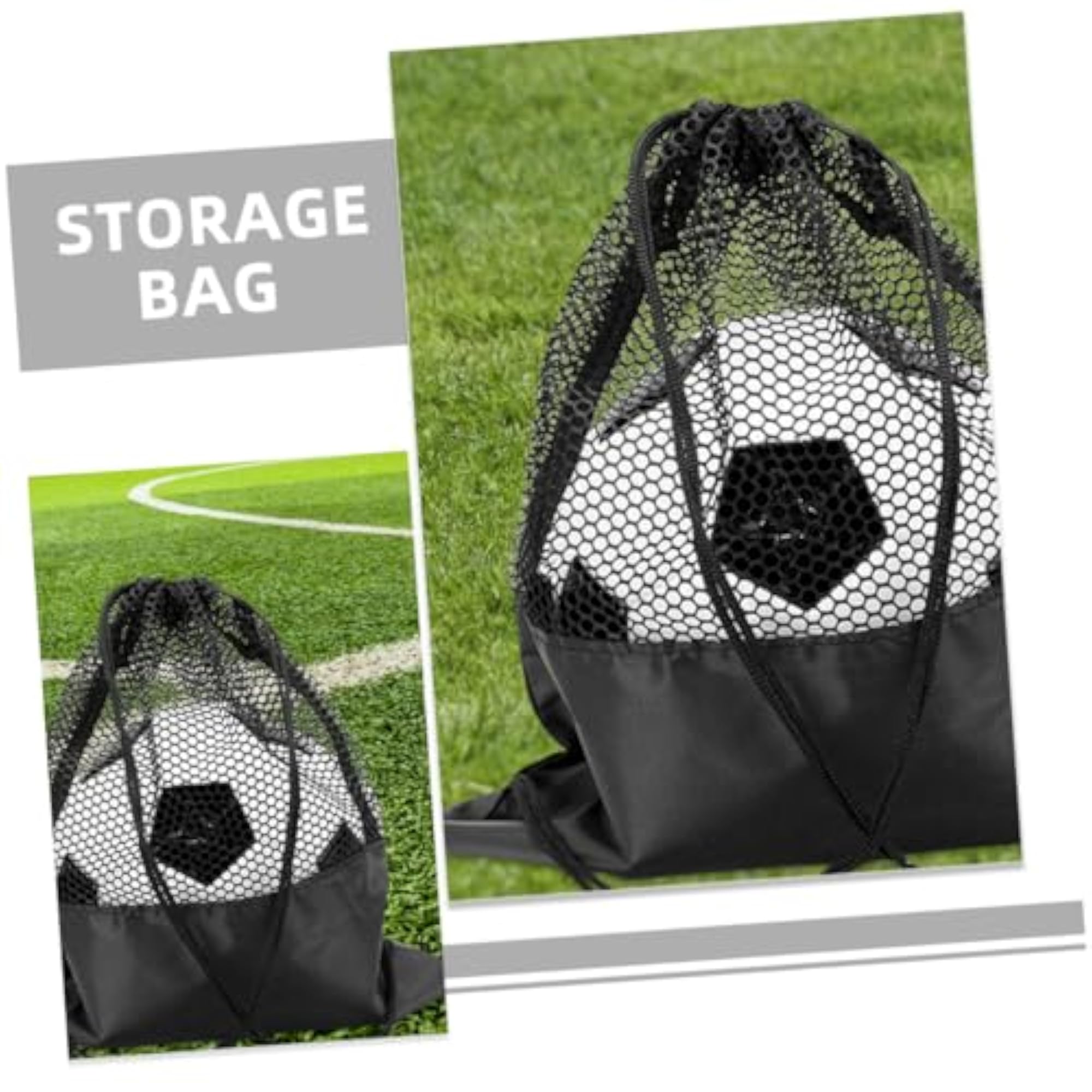 Single Basketball Soccer Drawstring Carrier Bag