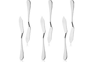 Multipurpose 6-Piece Stainless Steel Butter Knives Spreader