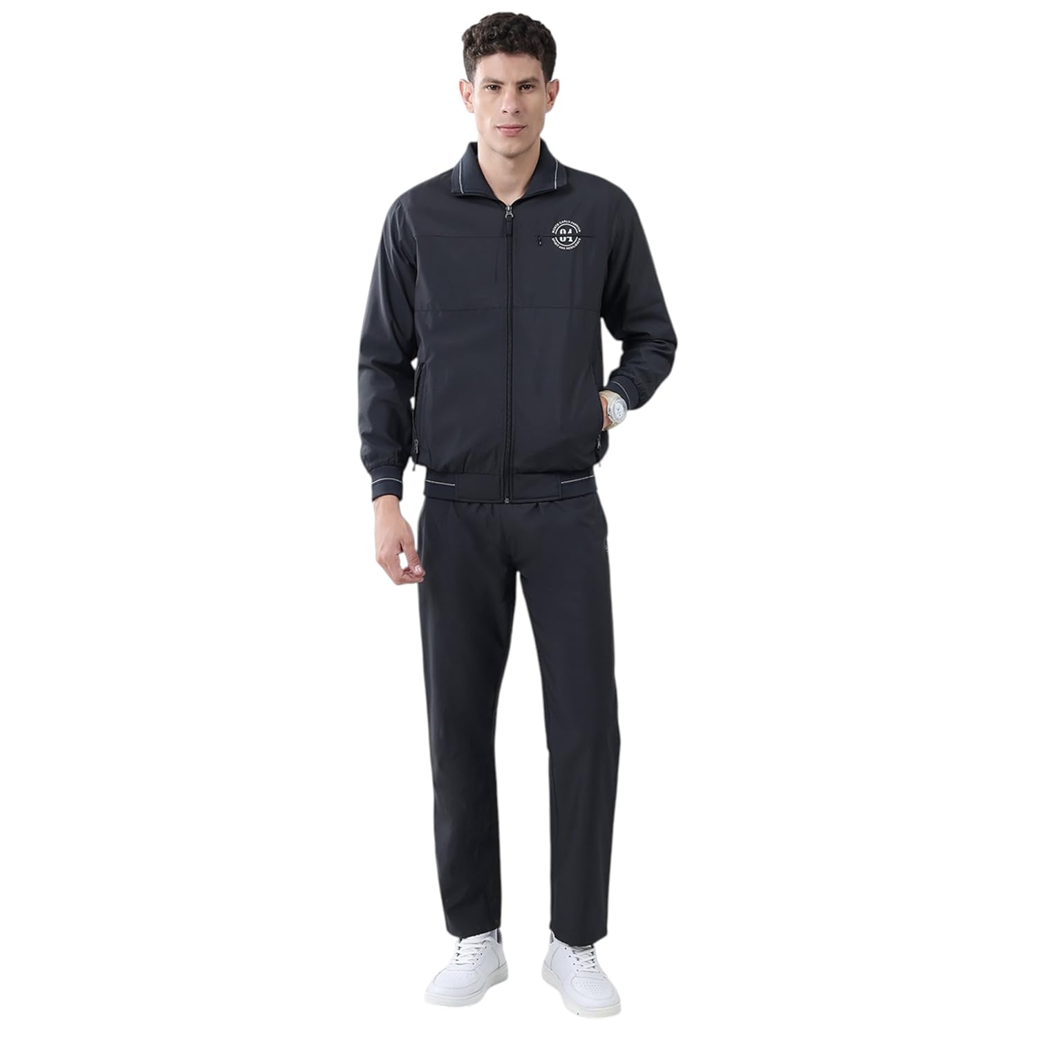 monte carlo Men's Regular Fit Tracksuit | Full Sleeve with Collar Neck | Solid Pattern | Stylish & Comfortable Perforamce Sport Suit For Men's-picture-39