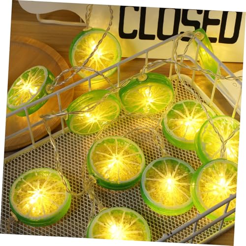 Guirnalda de luces de lima leds a batería para decoración exterior e interior 7