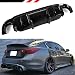 Fits for 2014-2017 Infiniti Q50 JDM LH Style Rear Bumper Add-on Diffuser W/Open Vent Design