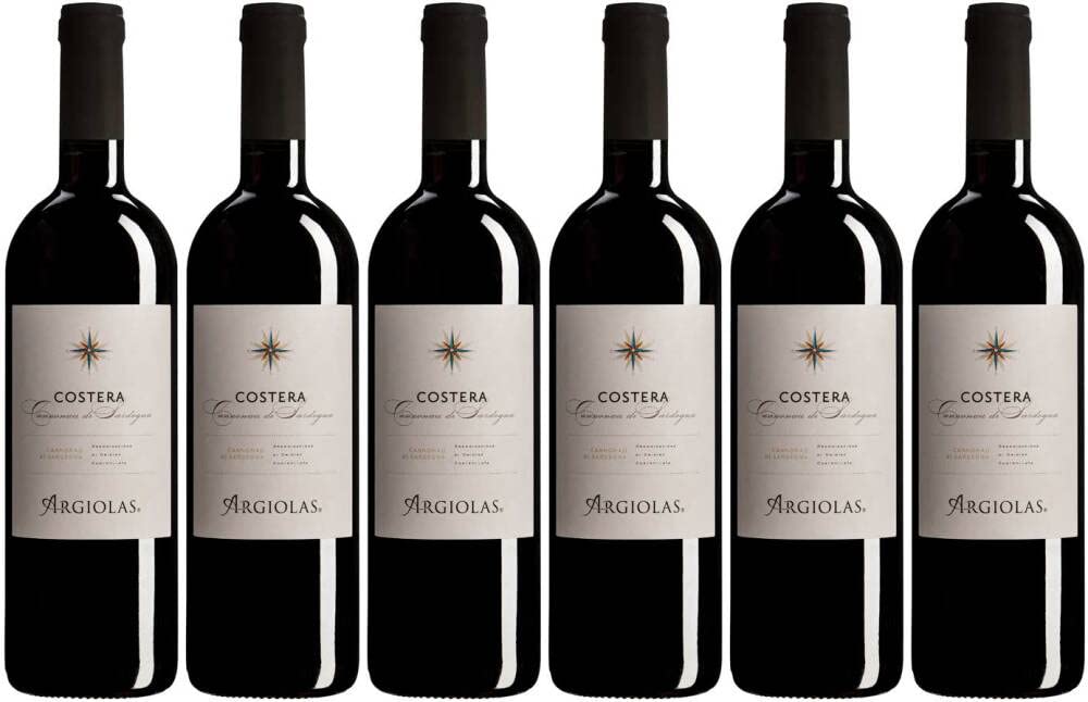 6x Cannonau di Sardegna Costera 2022 - Weingut Argiolas, Sardegna - Rotwein