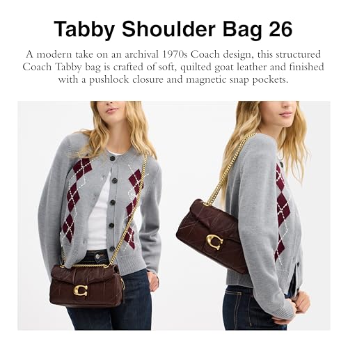 Image of Coach Women's Soft Quilted Tabby Shoulder Bag