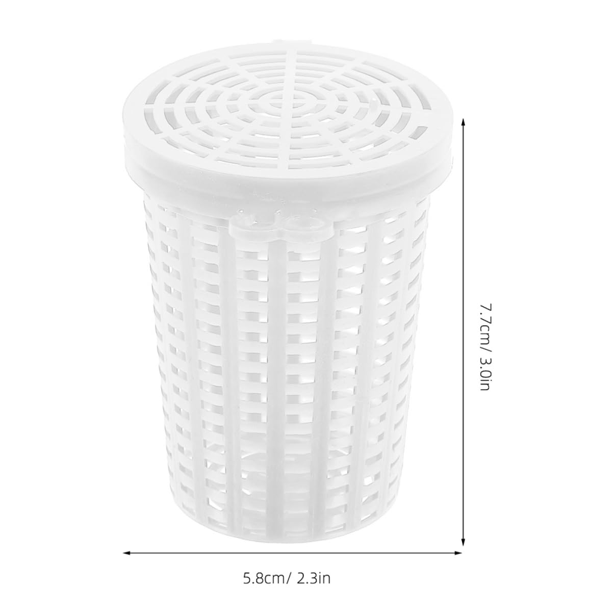 BCOATH 5Pcs Fishing Bait Holder Cage Durable Design for Catching Fish Shrimp Easy to Use Feeder Basket for Various Aquatic Scenarios Reusable Fishing Gear Accessories