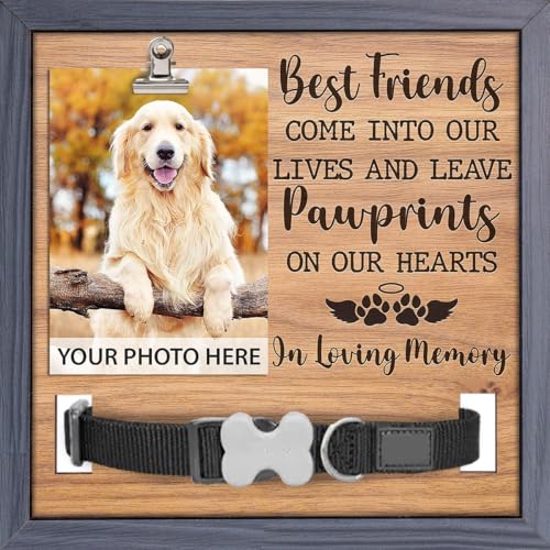 Pawfect House 9x9 Natural Wood Pet Memorial Frame
