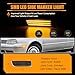 OFFKAT Front Fender Side Marker Lights for V-olkswagen 1999-2005 G-OLF MK4, JETTA MK4, 2000-2003 GTI/R32 MK4, 1999-2002 CABRIO, [3 Light Beads 50 SMD Chips] Smoked Lens Amber LED Turn Signals, 2 PCS
