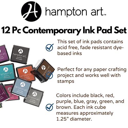 Hampton Art HMTSP7874 Hampton Ink Pad Set Contemporary thumb #1