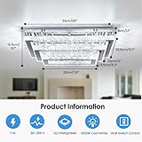 Zoom IMG-2 finktonglan moderno cristallo led plafoniera Zoom IMG-2 finktonglan moderno cristallo led plafoniera