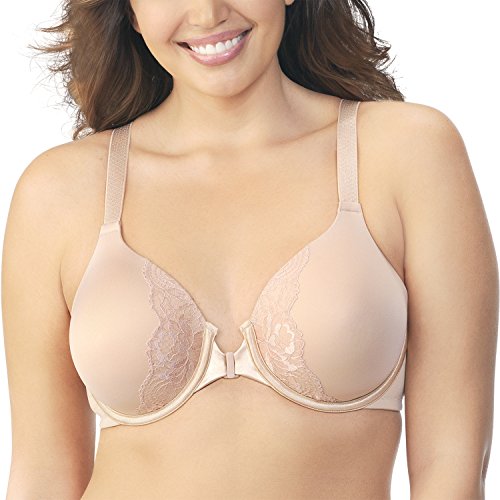 Image of Vanity Fair Women's Full Figure Front Closure Bra, Beauty Back Smoothing, Lightly Lined Cups up to DDD
