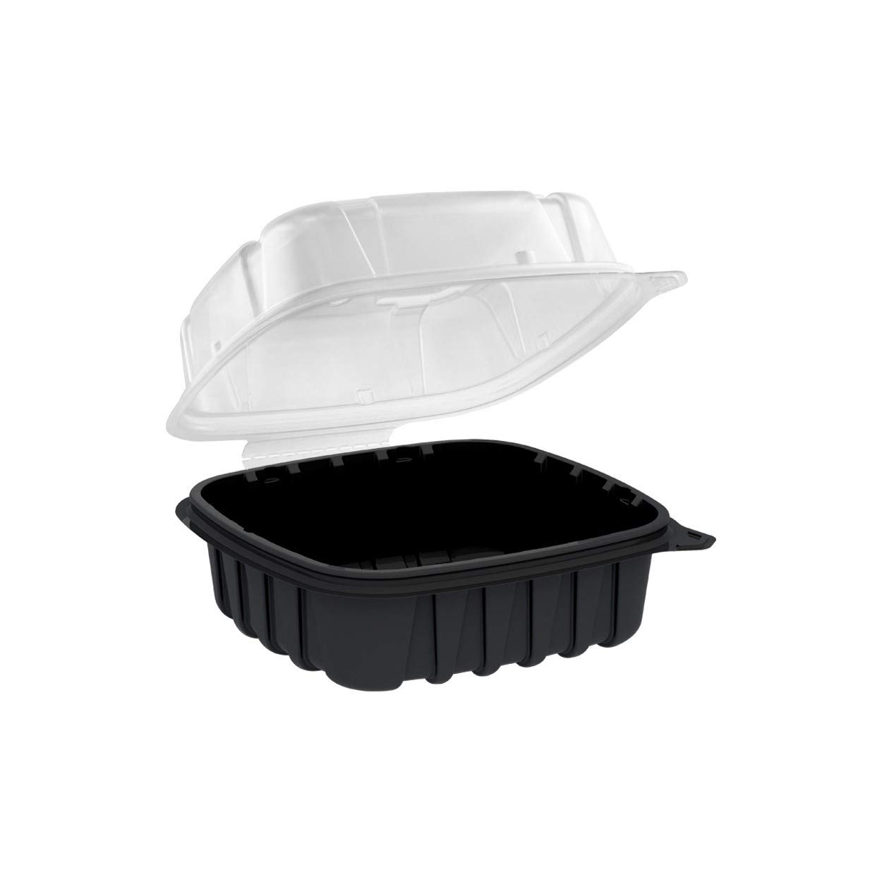 Amazon.com: Anchor Packaging 4666611 Black 6 In Square Hinged