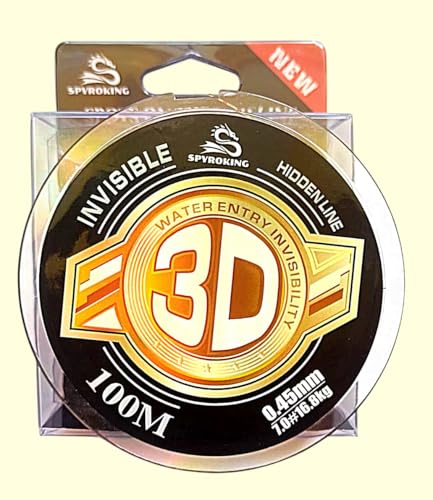 Image of Pro Hunter 3D Strong Fishing Line, 0.45mm 100M Strands Monofilament Fishing Line Angling Accessory, Durable Fishing Line (Max Tension 16.30KG)