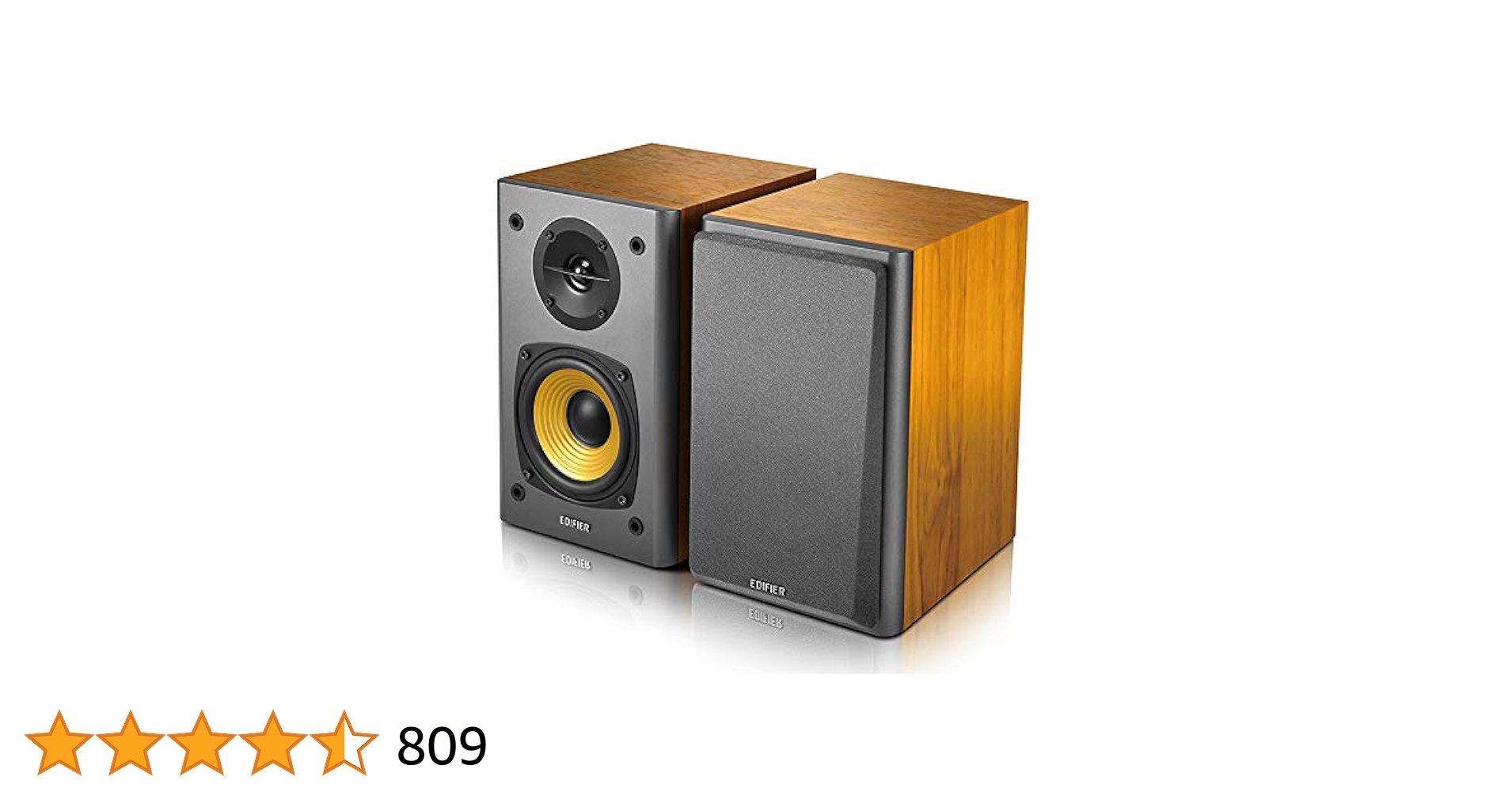 Edifier R1000T4 Active Bookshelf Speakers 2.0, 24W RMS, 4
