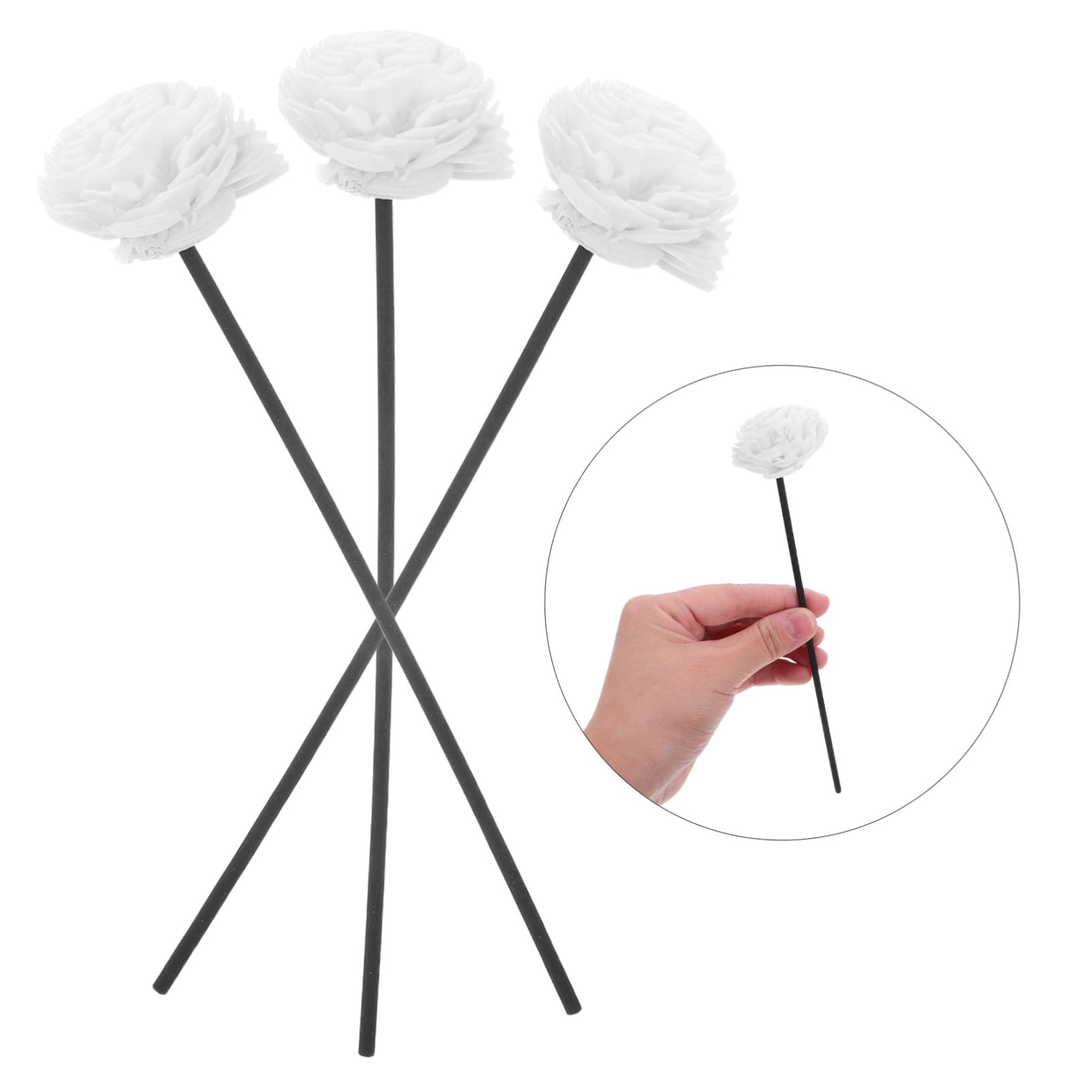 ABOOFAN 30 Stck. Aromatherapie Ätherisches Öl Flüchtige Stange Aromatherapie-papierstäbchen Natürliche Getrocknete Blütendiffusorstöcke Duftstäbchen Für Ätherische Öle Ballaststoff