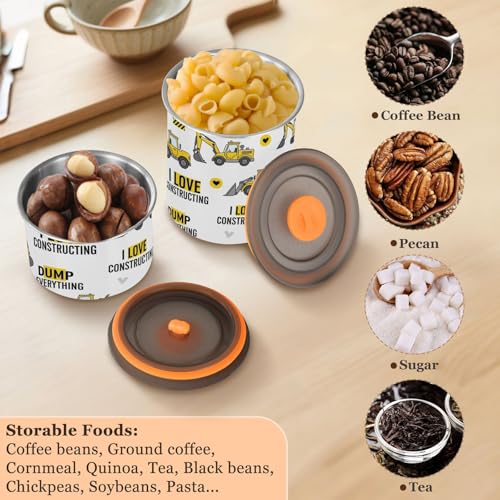 Envase Hermético de Café Domiking Acero Inoxidable 900ml miniatura 5