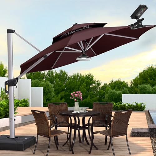 Comebachome 3DO8I240531Z7FYHCA-01 Solar Umbrella Lights Outdoor, Patio Umbrella Lights Solar Powered thumb #5