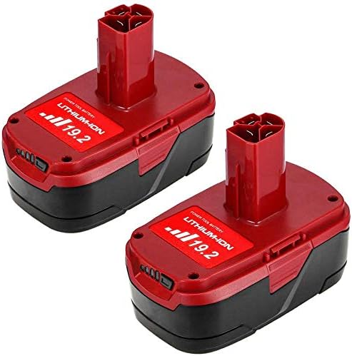 5000mAh 19.2V Lithium Battery Replacement for Craftsman 19.2 Volt Battery XCP C3 130279005 1323903 130211004 11045 315.115410 315.11485-2 Packs