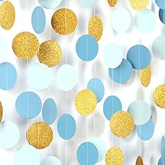 Light Dusty Blue Gold