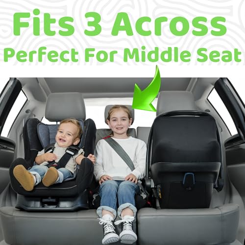 Image of BubbleBum Inflatable Booster Car Seat - Foldable, Lightweight, Backless Travel Booster Seat for Kids, Portable Carseat for Toddler, Fits 3 Across, Compact for Uber - Ages 4-11 Year Old, - Black