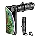 Feilx Cell Phone Camera Lens Kit,Optic Phone Camera Lens HD 28X Telephoto Zoom Lens Monocular with Mini Selfie Tripod for All Smartphone