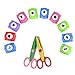Produktbild 100 Papier Craft Punch Mini Handgefertigt Locher für Heimwerker Festival Dokumente und Grußkarte mit 2 Schere