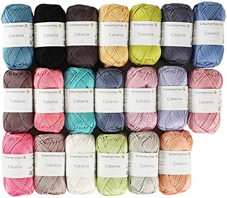 20 Skein SMC Catania Originals, Assorted Colors Yarn (V3)