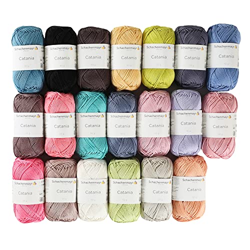 20 Skein Smc Catania Originals, Assorted Colors Yarn (V3) #TOP25