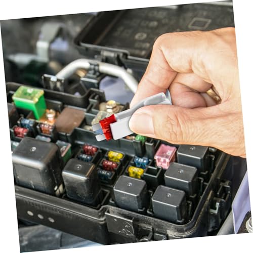 Kit automotriz de fusibles HEALLILY con probador y extractor de fusibles, incluye estuche portátil de almacenamiento miniatura 6