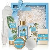 Spa Luxetique Mothers Day Gifts for Women 8pcs Refreshing Ocean Gift Set for Women Bath and Body Works Gift Set Spa Gifts for Womens Get Well Birthday Gifts for Womens Wife Girlfriend Grandma