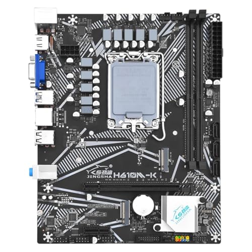 H610M-K mATX LGA1700 マザーボード PCIe 5.0搭載 DDR4 M.2スロット 1Gb LAN HDMI/DP USB 3.2 Gen 1