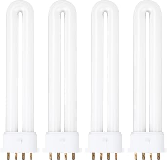 6400K 2G7 Base Camping Lantern Bulb Replacement for Rayovac F9w-1, Kandolite 96500, Coleman, Ozark Trail | 4 Pin, 580 Lumens, 10,000 Hour Lifespan