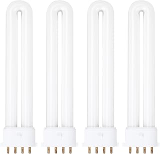 6400K 2G7 Base Camping Lantern Bulb Replacement for Rayovac F9w-1, Kandolite 96500, Coleman, Ozark Trail | 4 Pin, 580 Lumens, 10,000 Hour Lifespan