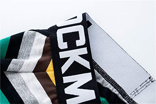 JOCKMAIL Men Underwear Briefs Slip Shorts Sexy Male Panties Striped Breathable Low Waist jocks4