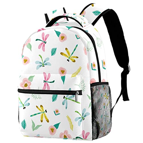 Sac à dos de voyage avec porte-bouteille ergonomique pour ados jaune M