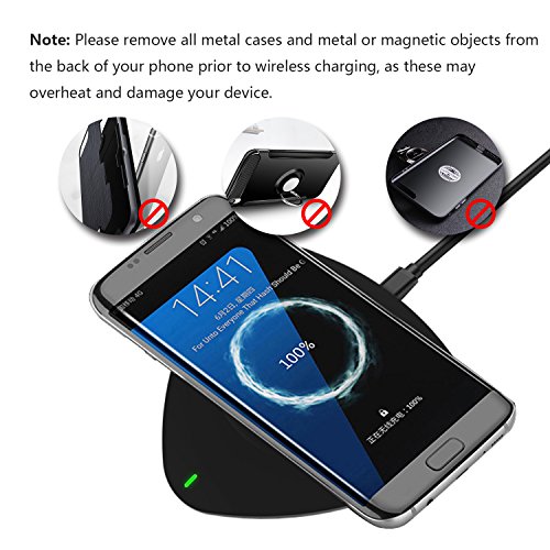 Futurecharger Wireless Charger Ultra-Slim Qi Wireless Charging Pad For Iphone 8 / 8 Plus, Iphone X, Nexus 5 / 6 / 7 Galaxy S8/ S8+/ S7 / S7 Edge / S6 Edge+ #TOP3