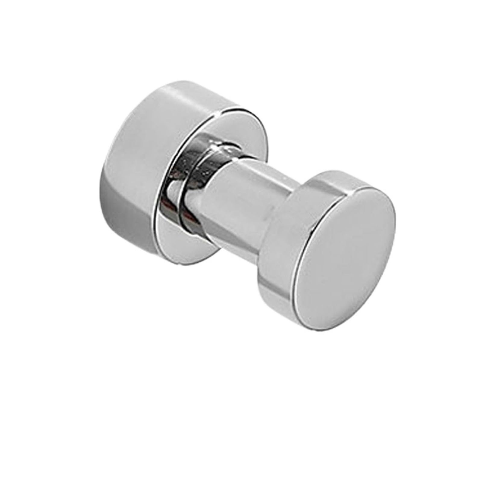 Mohuied Chrome Polish Brass Robe Hooks Brass Self-Adhesive Robe Hook Wall Hanger Keys Holder Decor For Clothes Bag Hat Bathroom&Kitchen Hanging Rack For Hanging Coat Robe Keys Clothes Bags(Chrome Polish)