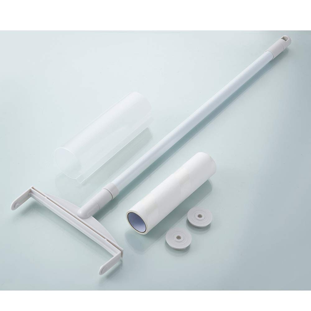 Fusselrolle, Lint Roller mit ausziehbarem Griff Fusselroller 60 Blatt/Rolle zum Entfernen von Haaren oder Schmutz für Kleidung Sofa Bett und Teppich (Klebriger Mopp)