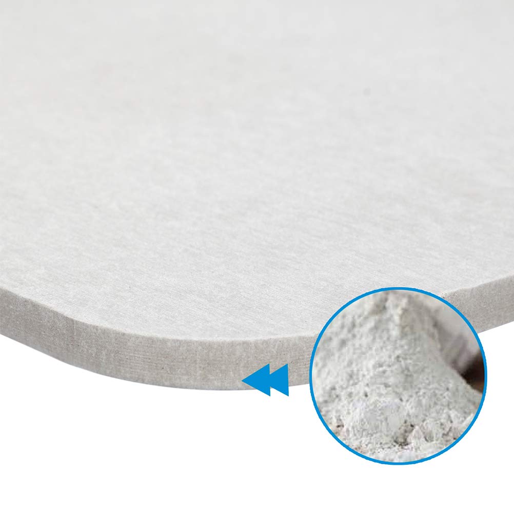 TOPINCN Alfombrilla de Baño 35 x 45 cm de Losa de Piedra Absorbente Bathstone de Secado Rápido Delgada