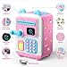 【Upgraded】 Piggy Bank, Face ID Password Unlocking Electronic Kids Bank ATM Security Unlocking Cash Coin Bank Toys Gifts for Kids, Coin Bank for 3 4 5 6 7 8 9 10 11 12 Year Old Girls Boys