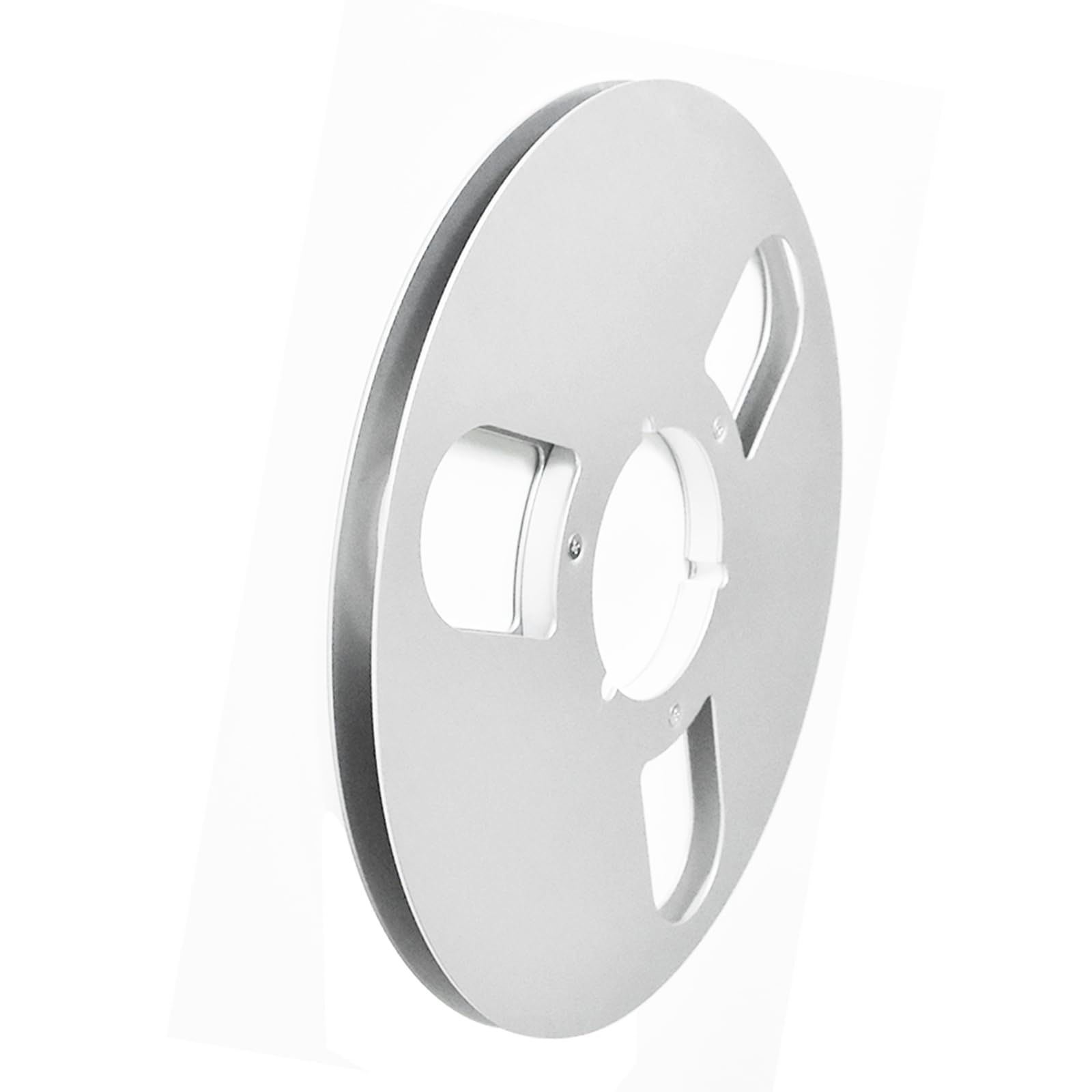 Hsioluted Sl Lightweight Metal Reel 3 Hole Design 10.5Inch Empty Tape Hub Disk Aluminum Accessory Aluminum Tape Reel