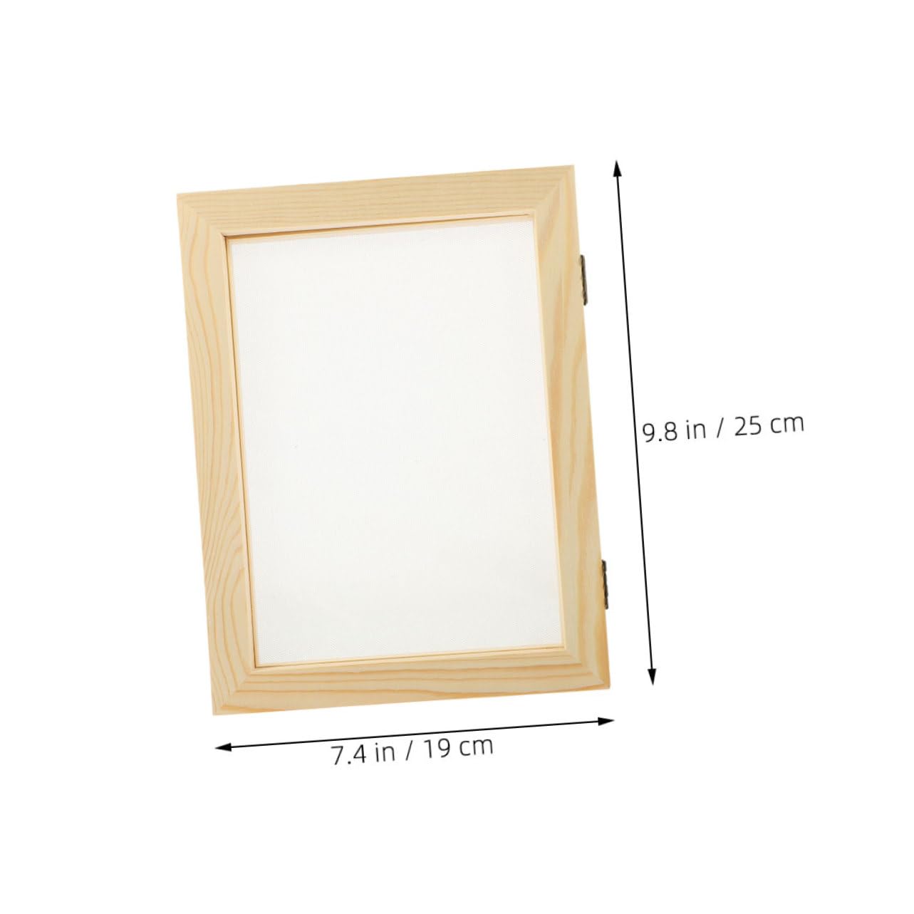 OSALADI 2pcs Paper Frame Pine Wood Paper Making Small Screens for Making Paper Wood Paper Frame Making Paper Screen Paper Craft Tools Papermaking Paper Screen Wooden Beige