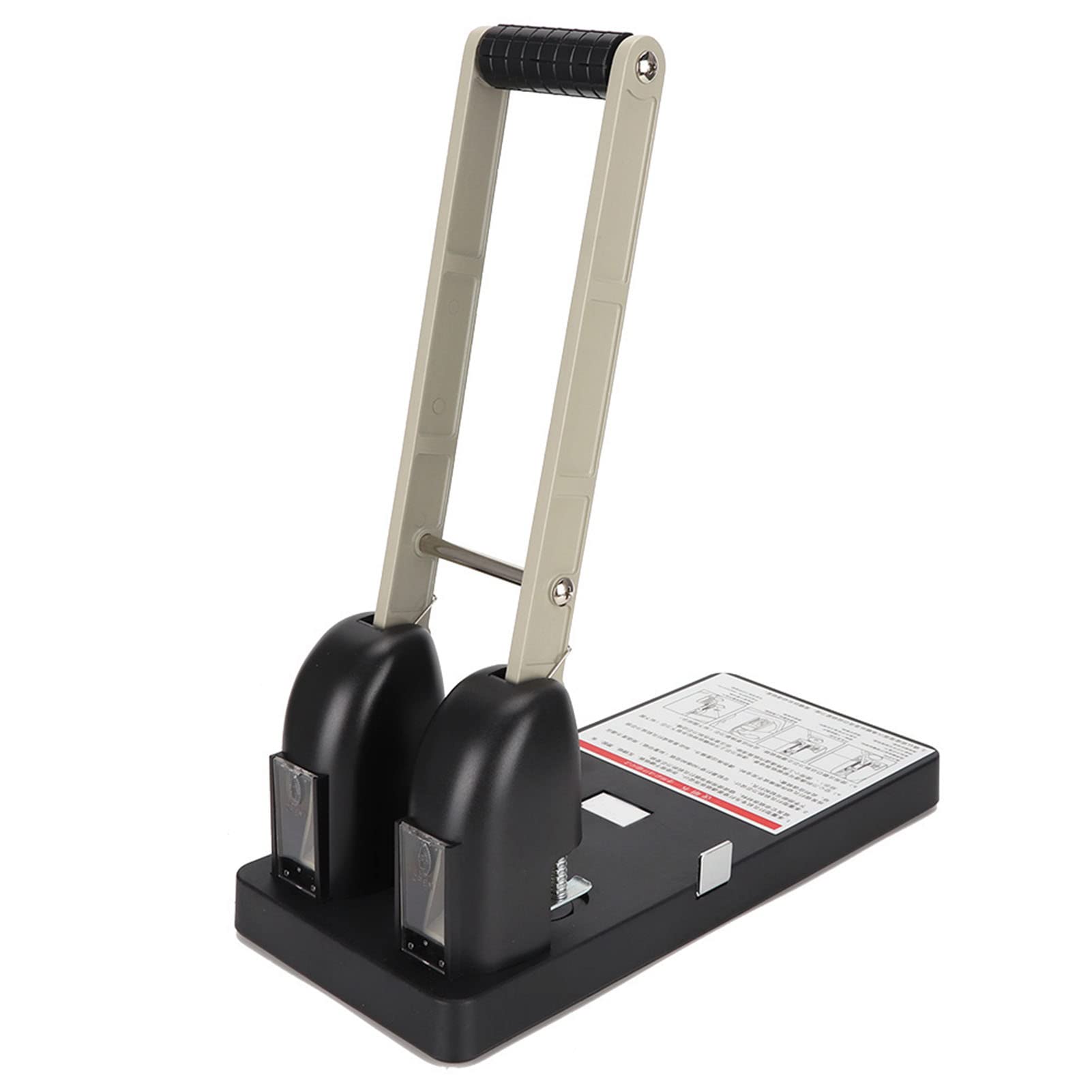 Perforatrice manuale professionale a 2 fori Perforatrice manuale resistente ad alta capacità 150 fogli con impugnatura ergonomica per documenti da ufficio Acciaio Plastica A