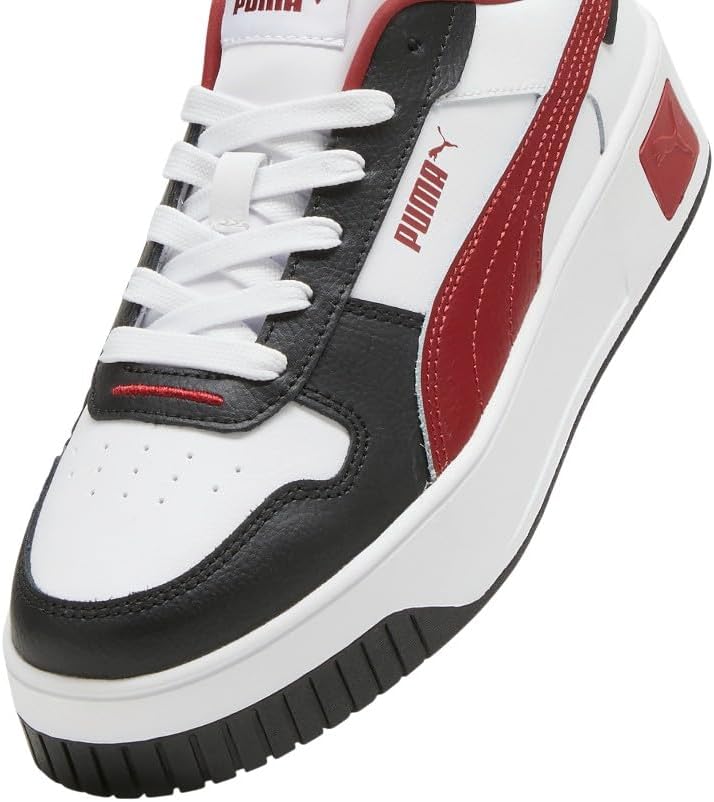 PUMA Womens Carina Street Sneakers Shoes Casual - Black, Red, White - Image 6