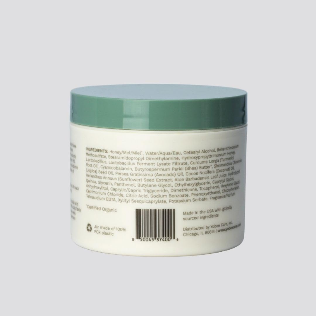 Mascarilla restauradora para el cuero cabelludo – Tratamiento del cuero cabelludo seco – Extractos probióticos, miel orgánica, cúrcuma, vitamina B12 – Natural seco, picazón, cuero cabelludo 7