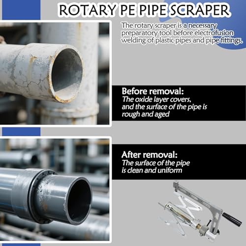 Grapiner le tube PE sans effort avec le grattoir de couche d'oxyde