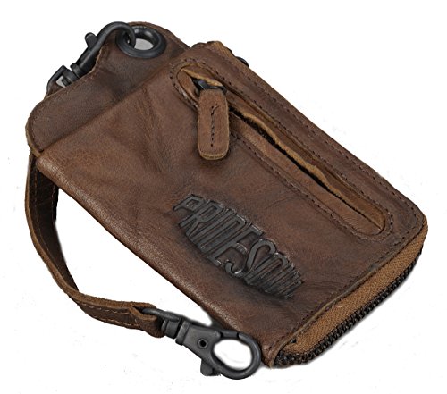 Fierté et âme portefeuille KNOX cuir vintage brun 47179 Cover