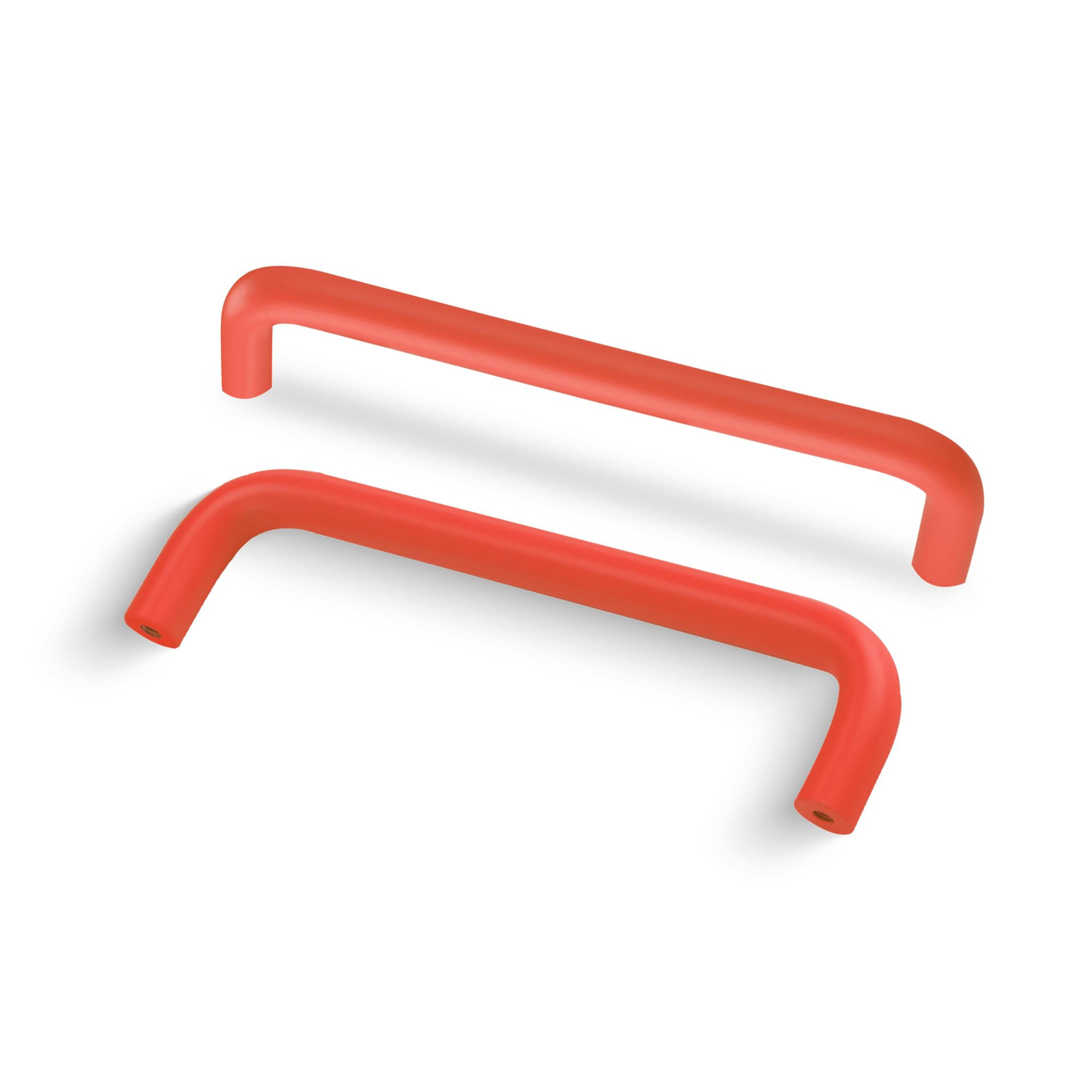 Tycoonest Colourful Curved Handles, Set of 4 - Bright Mix & Match Drawer Pulls for Cabinets & Dressers, Add a Splash of Colour to Your Home - Hole Spacing 128mm