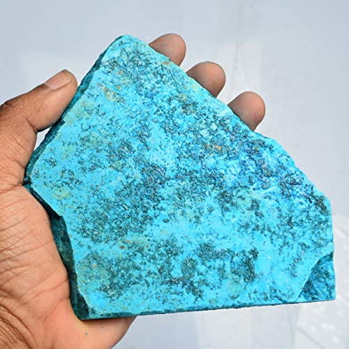 GEMHUB Natural Raw Blue Turquoise Slab 1527.00 Ct Uncut Rough Healing Crystal Unheated Blue Turquoise Stone4