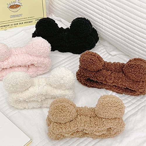 Bear Ears Elastic Face Wash Headband #TOP17