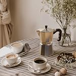 VonShef 6-Cup Stovetop Coffee Maker | Italian Moka Pot